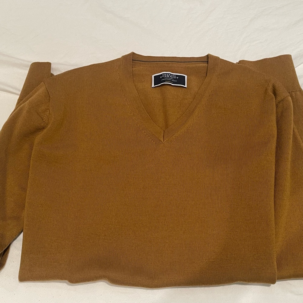 NWOT Charles Tyrwhitt v-neck sweater